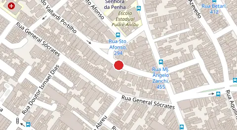 Mapa da localização