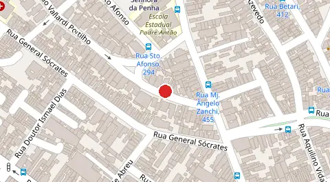 Mapa da localização