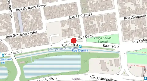 Mapa da localização