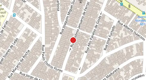 Mapa da localização