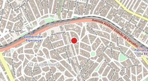 Mapa de Vila Guilhermina