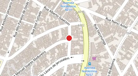 Mapa da localização