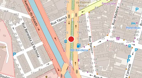 Mapa da localização