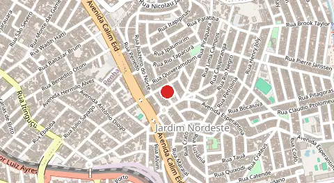 Mapa de Jardim Nordeste