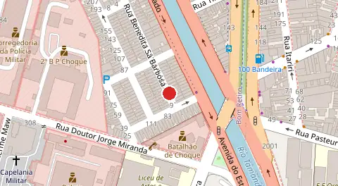 Mapa da localização