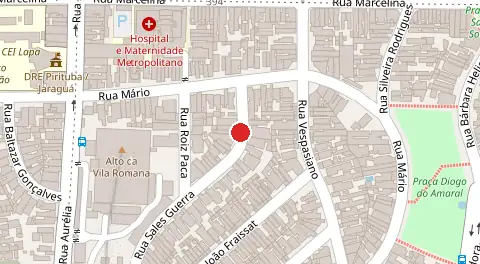 Mapa da localização