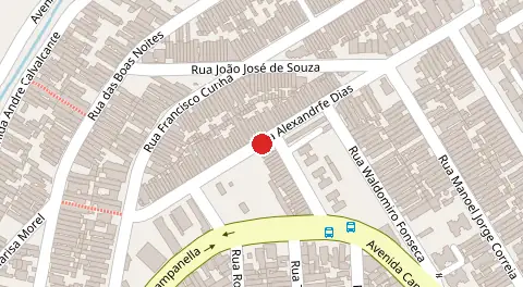 Mapa da localização