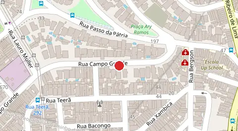 Mapa da localização