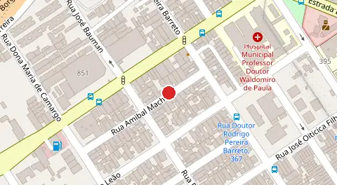Mapa da localização