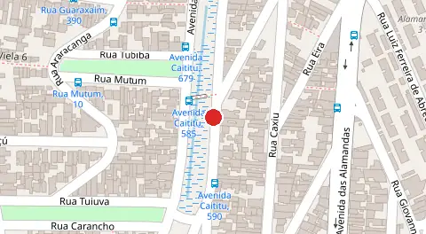 Mapa da localização