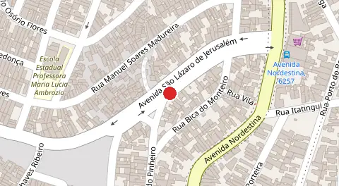 Mapa da localização