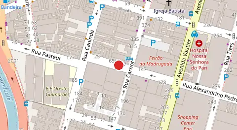 Mapa da localização