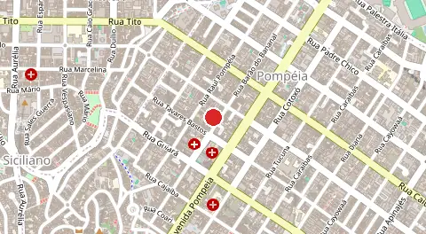Mapa de Vila Pompeia