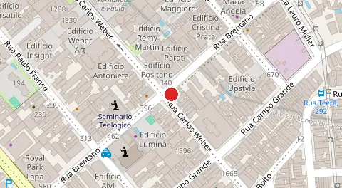 Mapa da localização
