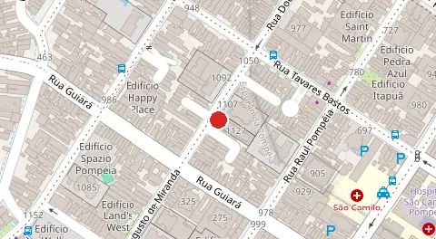 Mapa da localização