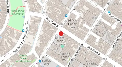 Mapa da localização