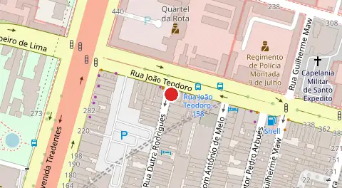Mapa da localização