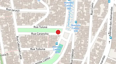 Mapa da localização
