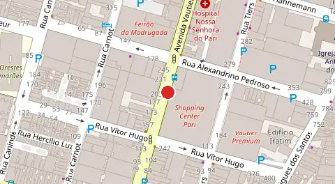 Mapa da localização