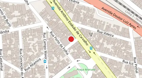 Mapa da localização