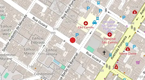Mapa da localização