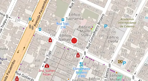 Mapa da localização