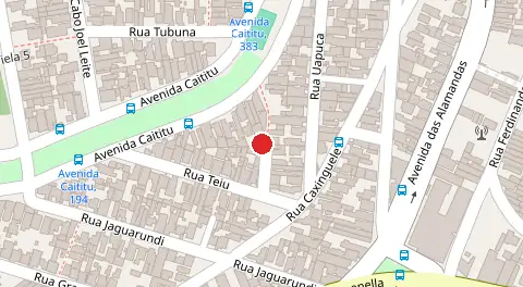 Mapa da localização