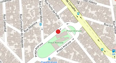 Mapa da localização