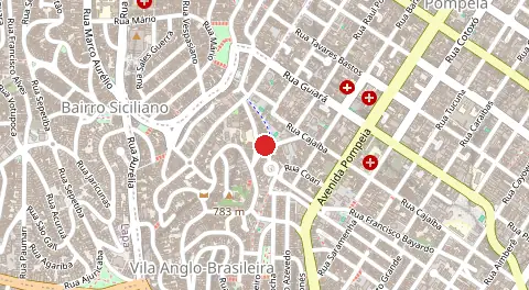 Mapa de Vila Anglo Brasileira