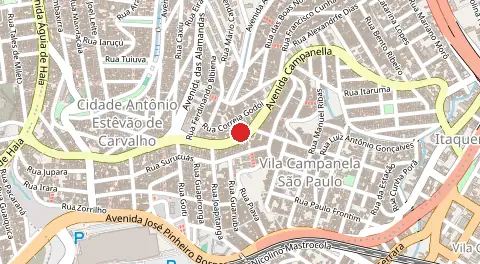 Mapa de Jardim Itapemirim