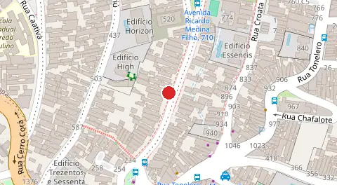 Mapa da localização