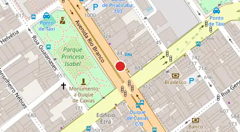 Mapa da localização
