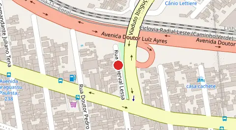 Mapa da localização