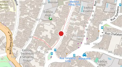 Mapa da localização