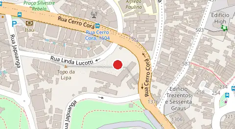 Mapa da localização