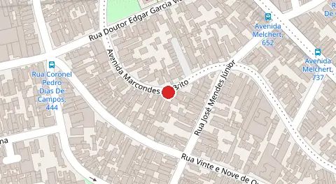 Mapa da localização