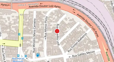 Mapa da localização