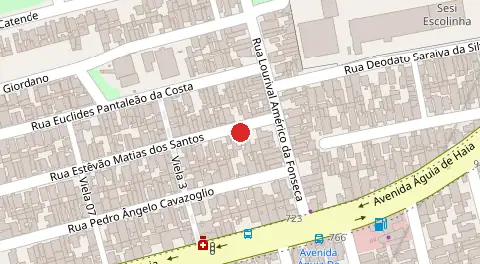 Mapa da localização