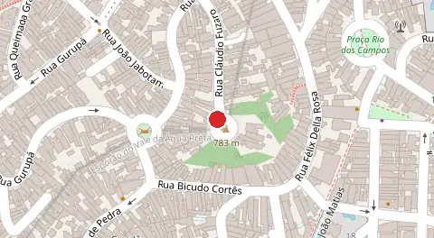 Mapa da localização