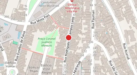 Mapa da localização