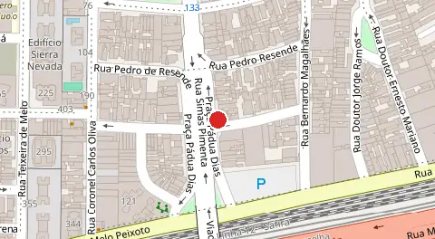 Mapa da localização