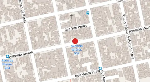 Mapa da localização