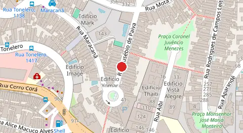 Mapa da localização