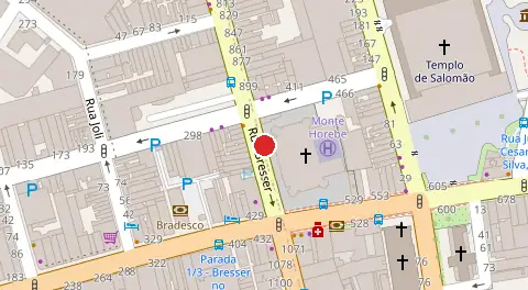 Mapa da localização