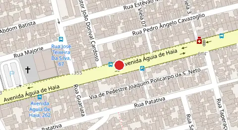 Mapa da localização