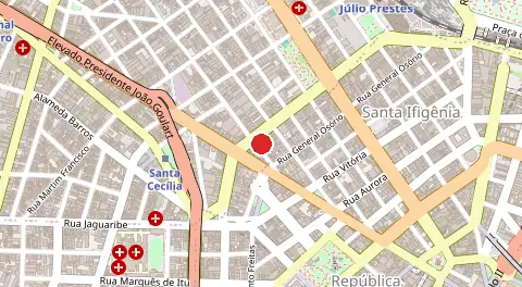 Mapa de Campos Eliseos