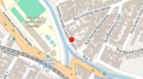 Mapa da localização