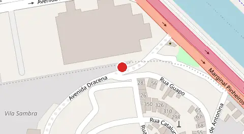 Mapa da localização