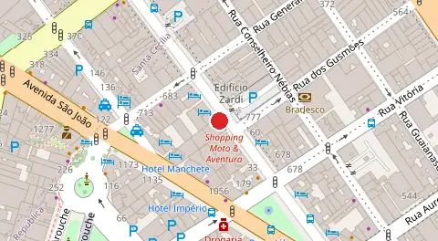Mapa da localização