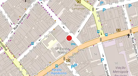 Mapa da localização